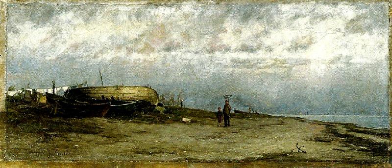 johan krouthen stranden , lomma oil painting image